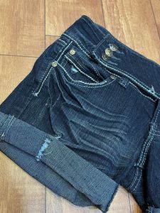 Dark Wash Denim Shorts