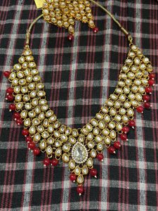 exclusive red Necklace &amp; Earring Set