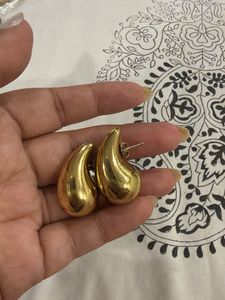 Gold Teardrop Earrings