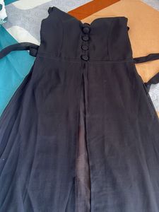 Chic Black Sheer Maxi Dress