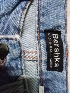 Light Wash Wide Leg Denim Jeans