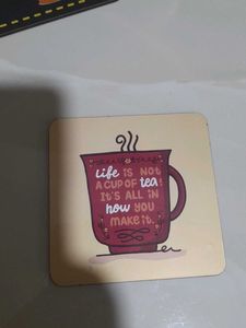 Unique Chai Lover Coasters with Holder