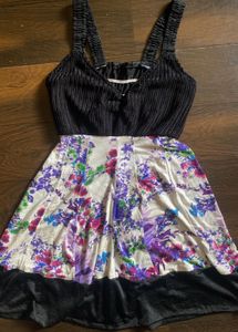 Floral Print Sleeveless Dress