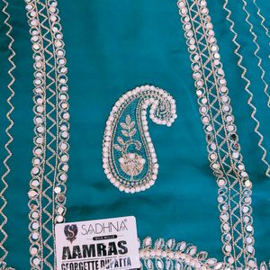 Beautiful Teal Georgette suit