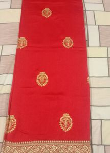 New Red Saree💕💕