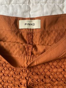 PINKO Eyelet Embroidered Shorts