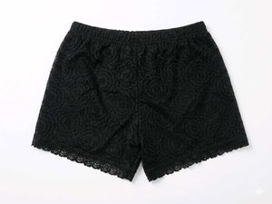Black Lace Mini Shorts