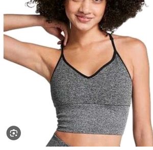 Gray Sports Bra