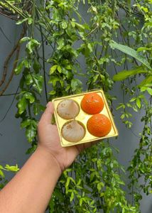 Bappa's Favourite Combo - Modak &amp; Ladoo Soy Wax Ca