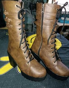 long Leather Boots cowboy