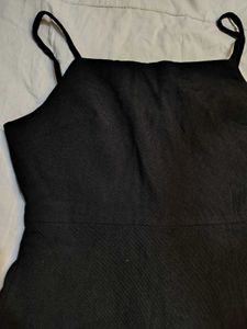 Classic Black Spaghetti Strap Dress