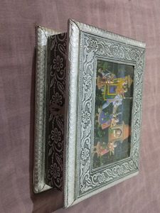 Vintage Indian Painting Decorative Box
