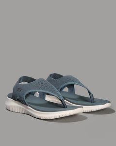 Skechers Blue Fabric Thong Sandals