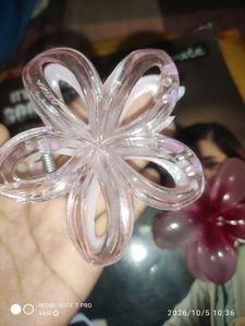 2 combo Cute Flower Hair Claw Clips