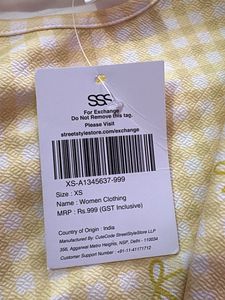 Savana Cute Gingham Bow Top