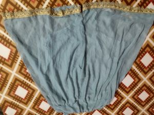 Grey kurta palazzo dupatta set