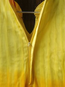 Yellow &amp; Blue Embroidered Salwar Suit