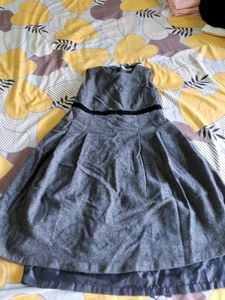 Grey Sleeveless Dress