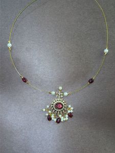 Exquisite Gemstone & Pearl Necklace