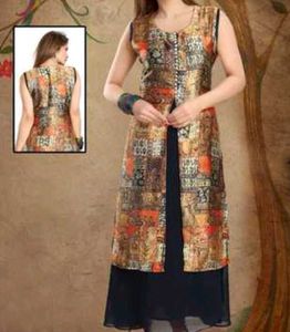 Elegant Layered Kurta Set