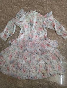 Floral Ruffle Dress
