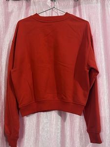 H&amp;M Red  Relax Rewind Graphic Sweatshirt