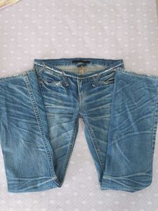 Y2K Low Rise Blue Flared Jeans