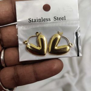 Stainless Anti Tarnish Hoops Earring