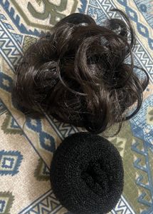Hair Bun Extension with Donut