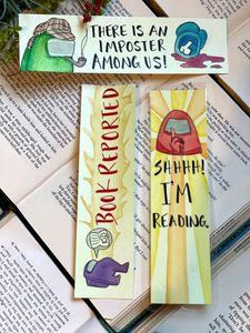 Beautiful Custom Hand-painted Bookmarks