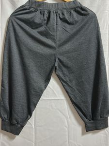 Charcoal Red Stripe Capri Half lengthJoggers