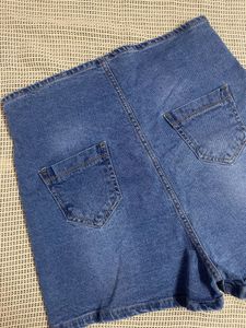 High Waisted Denim Shorts