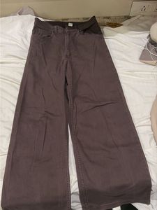 Wide Leg Brown Trousers