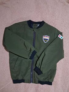Olive Green Bomber Jacket