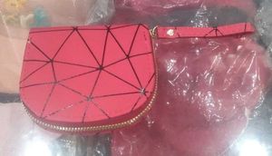 Pink Geometric Wallet