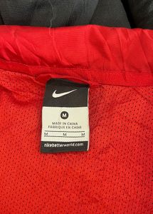 Nike Red Hooded Track Jacket