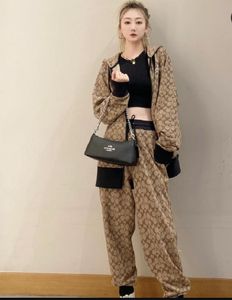 Coach Signature Monogram Crossbody Pouch