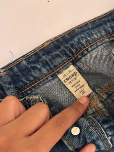 Stylish Blue Ripped Jeans