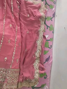 XXL Designer Fully Stitched Stunning Pink Lehenga