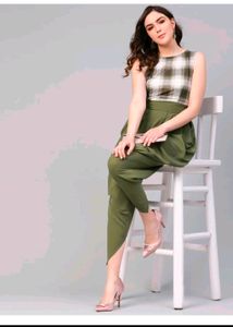 Women Green Jumpsuit (New)