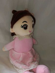 Cute Pink ponytail Doll Plush Toy🫶🩷🌱