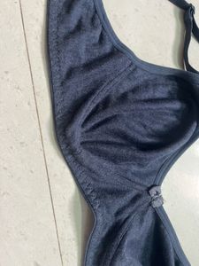 Comfortable Dark Grey Bra