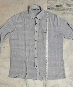 🔥Price drop Crocodile vintage Men's Grey Button-D