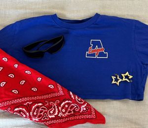 Dark blue H&M Y2K Crop Top