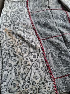 Unique Printed Sleeveless Kurta