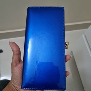 Blue Wallet/Clutch