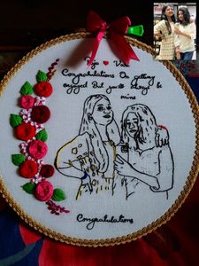 Best Friend Photo Embroidery