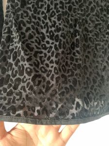 Velvet Sheer Black Top