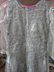 Beautiful Sky Blue Embellished Gown