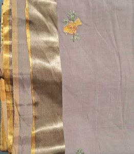 Elegant Embroidered Saree